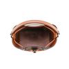 Michael Kors MK Suri Монограмма Шнурок Холст и Кожа Сумка-Ведро Женские сумки Коричневый Желудь 35T0GU2C0B-200