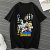 Fashion Anime Hunter X Hunter Killua Zoldyck T Shirt Women Casual Harajuku Short Sleeve Crew Neck Unisex T Shirt Women Clothing