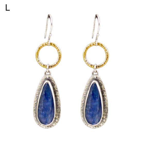 1 пара уникальных резных сережек-капель для пирсинга, очаровательный подарок, винтажный этнический стиль, женские камни с камнями