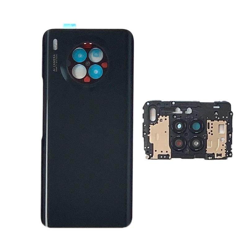 Housing For Huawei Honor 50 Lite NTN-LX1 LX3 LX22 Back Battery Cover Rear Door with Camera Lens Frame