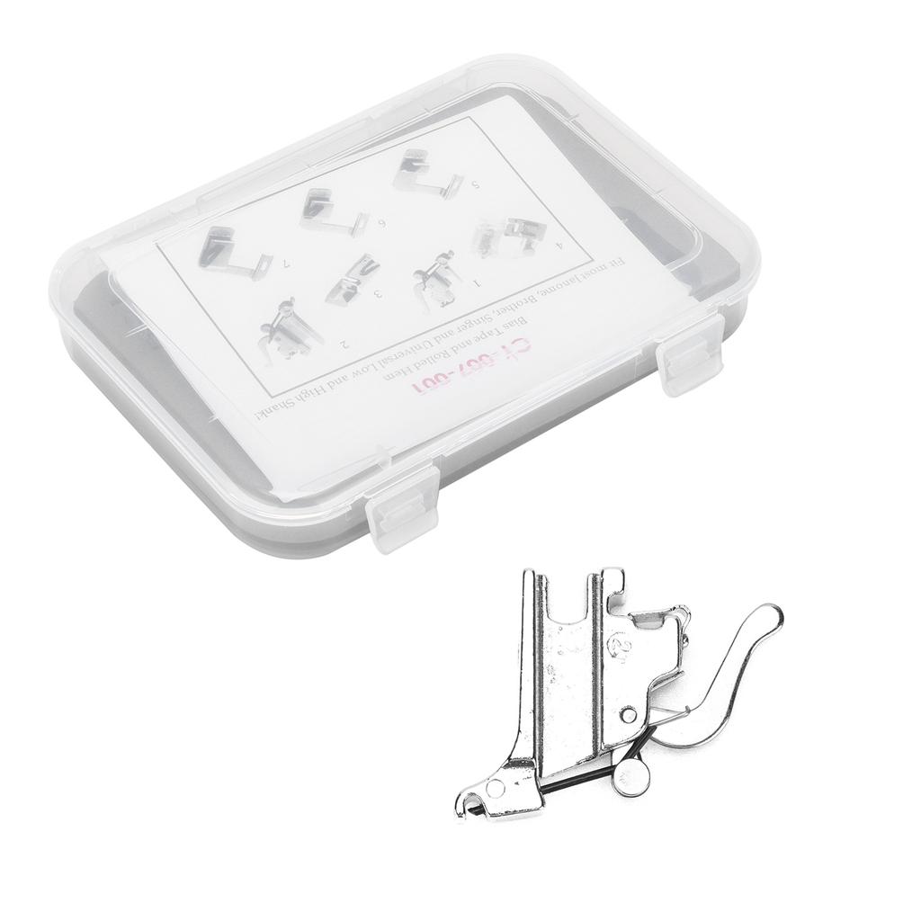 Набор из 7 прижимных лапок для домашнего использования, многофункциональный, подходит для большинства бытовых швейных машин.