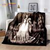 3D Gothic Horror Ghost Skull Soft Plush Blanket,Flannel Blanket Throw Blanket for Living Room Bedroom Bed Sofa Picnic Cover Kids