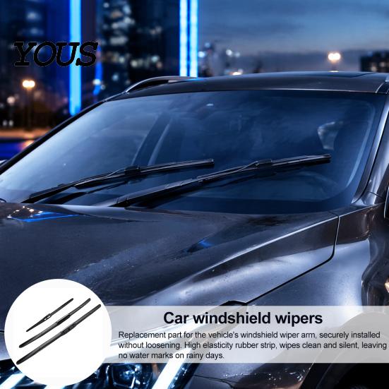 Стеклоочистители (дворники) 3 шт. 26" 16" 11" Замена для Kia Sportage Silent Streaks Бесшумная очистка 2016 2017 2018 2019 2020, Всесезонные Передние