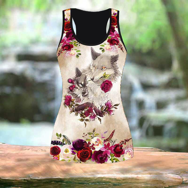 Костюм для йоги с принтом Rose Fox для женщин, модные леггинсы для тренировок, фитнес-спорта, повседневные штаны для йоги