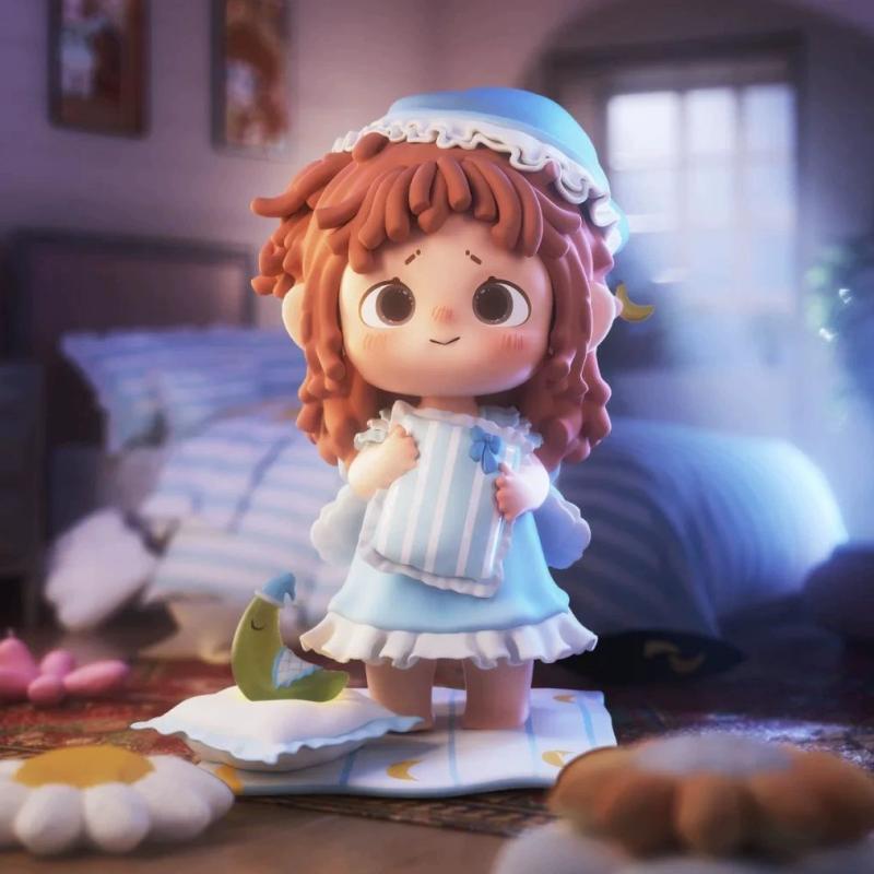 В наличии и оригинальная Fufu "Twilight Glow City" 3-го поколения - Фигурка-сюрприз, модная фигурка, милая девочка с шерстяными кудряшками, подарок и украшение