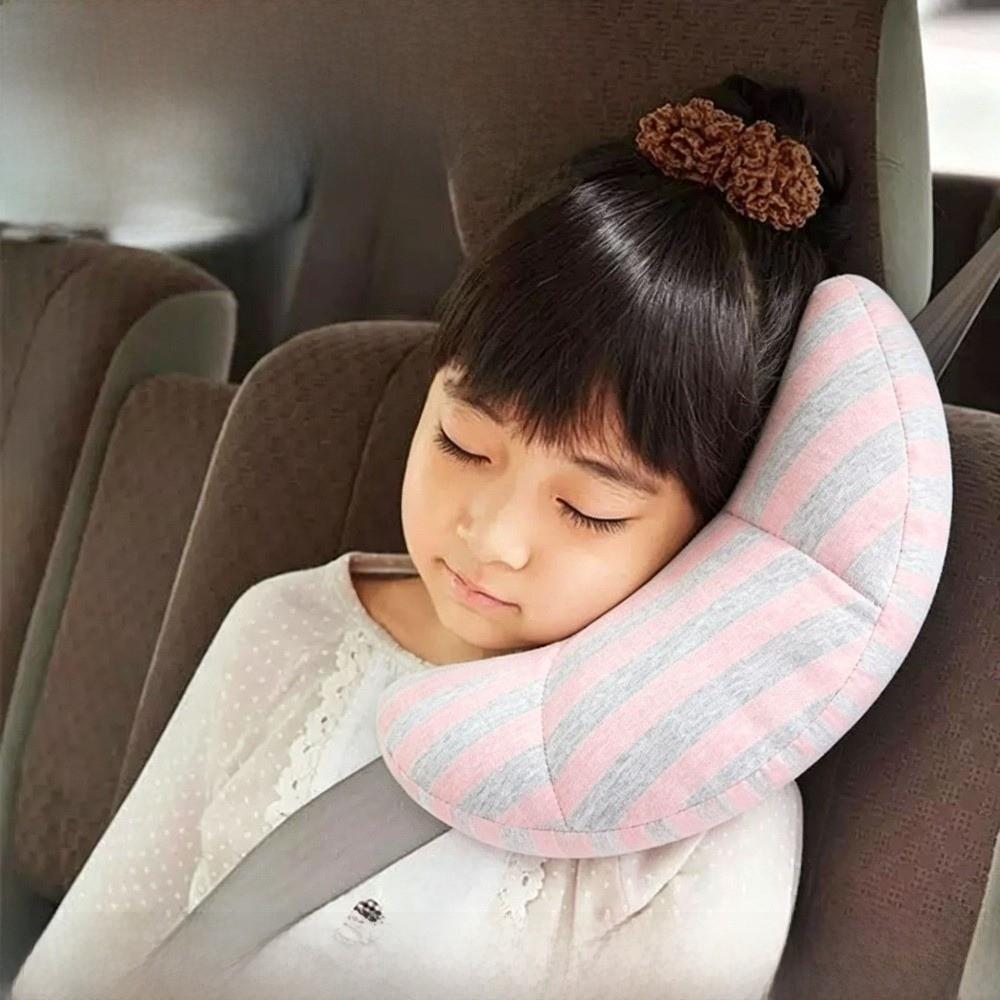 Two-In-One Design Car Seat Belt Pillow Adjustable Travel Head Rest Safety Strap Pad Car Travel