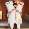 Jujutsu Kaise Satoru Gojo Long Cat Pillow Cushion Comic Plush Toy Filling Doll