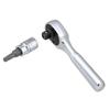Two-way Square Head Spanner 72-Tooth Ratchet Socket Wrench Drive Stubby Ratchet  Home Maintenance