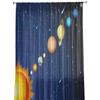 Современные шторы Galaxy Planet для гостиной, прозрачные тюлевые шторы, оконная кисея для спальни, аксессуары, декор