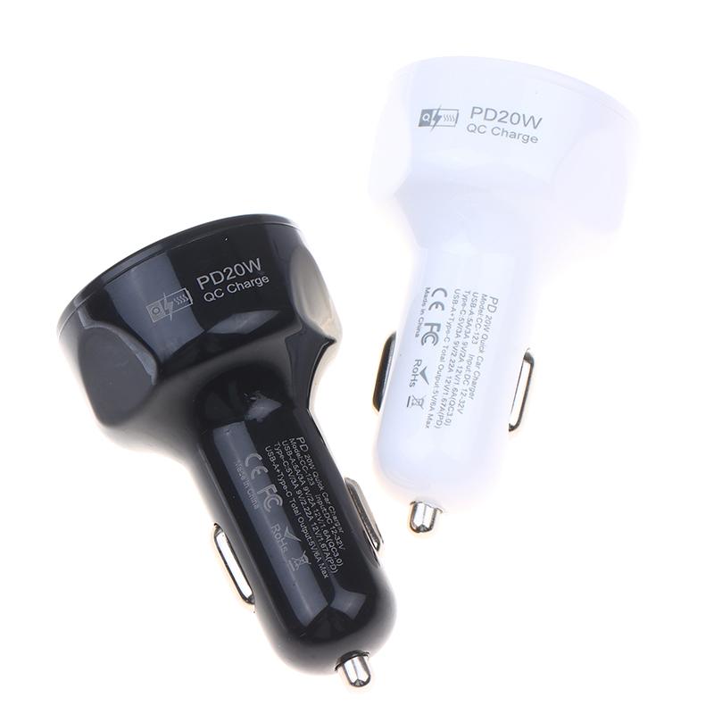 66 Вт 4-портовое USB автомобильное зарядное устройство Type-C Быстрая зарядка PD20W QC3.0 Зарядное устройство для телефона Автомобильный прикуриватель Быстрая зарядка