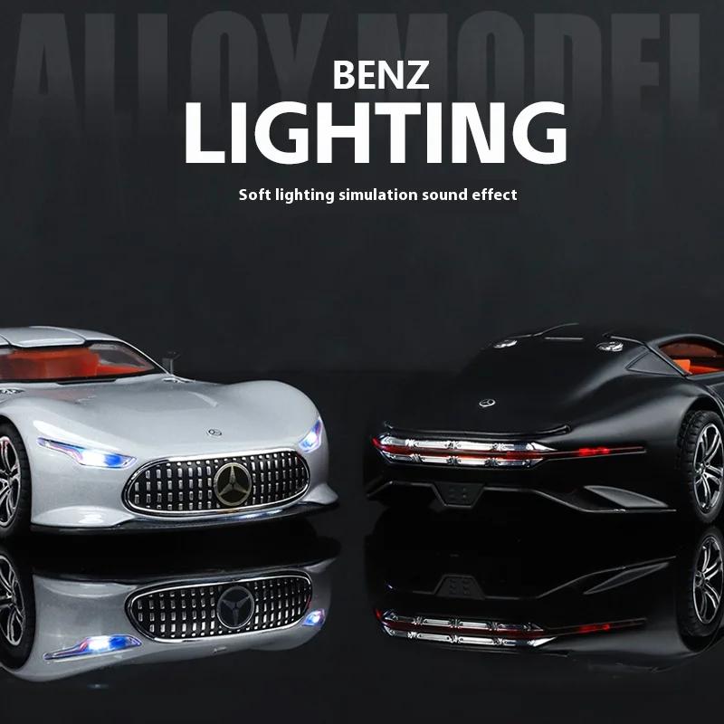 1/24 Mercedes-Benz AMG Vision GT Concept Спортивный автомобиль Сплав Металл Литой Модель автомобиля Домашнее украшение Коллекция Подарки C353