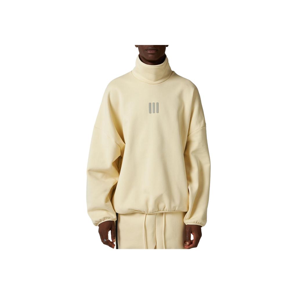 Fear of God Athletics Heavy Fleece Mockneck Pale Yellow Men Streetwear IS8742