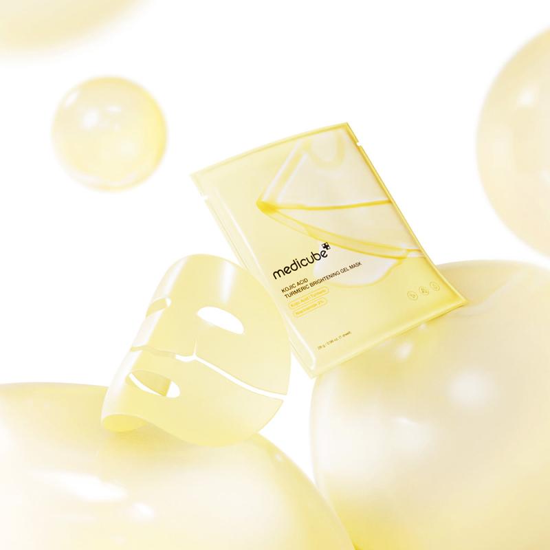 Medicube Осветляющая гелевая маска с койевой кислотой и куркумой 28 г*4 шт.