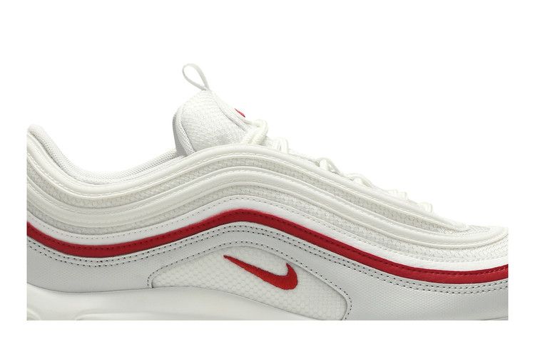 Men's Sneakers Nike Air Max 97 White Pure Platinum University Red Pure Platinum/University Red-White