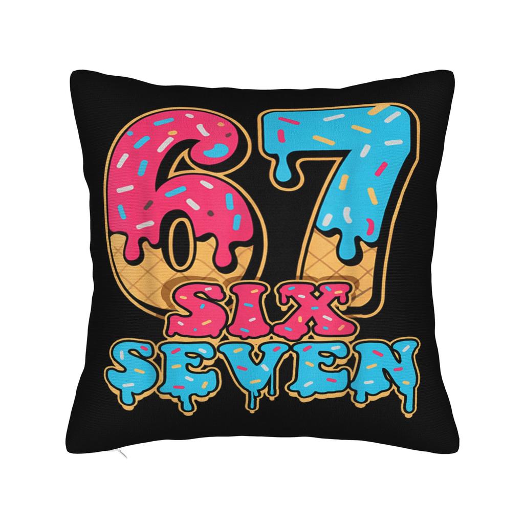 67 Шесть Семь Итальянский Маразм Мем Наволочки Смешная Наволочка Для Дивана Кушетки Кровати Гостиной Удобная Наволочка