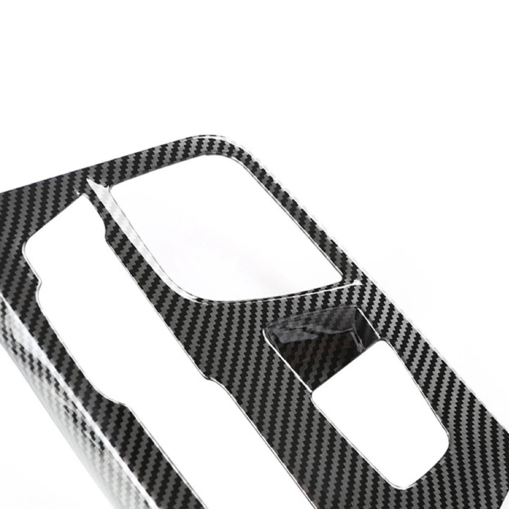 Carbon Fiber Car Center Console Gear Shift Panel Frame Covers for BMW 5 6GT Series G30 G38 2017-2022 Trim Stickers Accessories