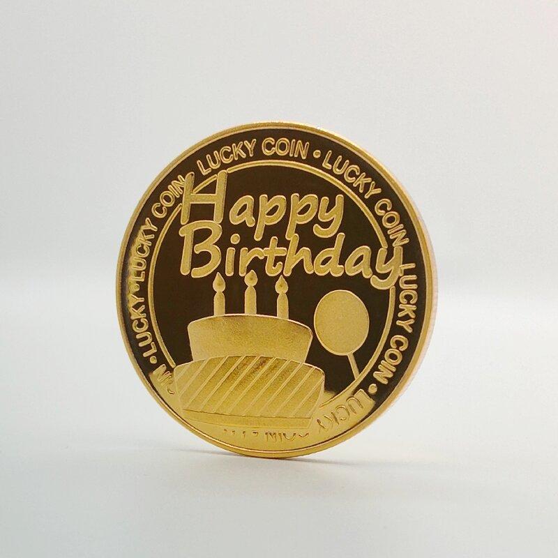Commemorative Medal, Festival Celebration, Lucky Coin, Happy Birthday Commemoration