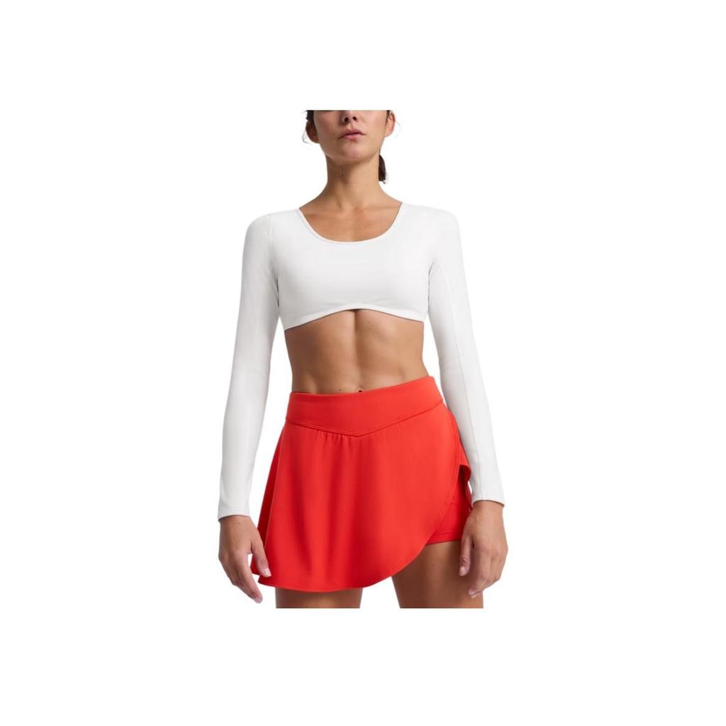 Puma X Коллаборация с Памелой Райф FW24 Комфортный Модный Универсальный Кроп-топ с длинным рукавом Женские топы Белый 526818-02