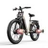 Shengmilo S700 Electric Bike, 2×1000W Dual Motor, 48V 17.5Ah Battery, 26'' Tires, Step-Through, Color Display, Hydraulic Brake