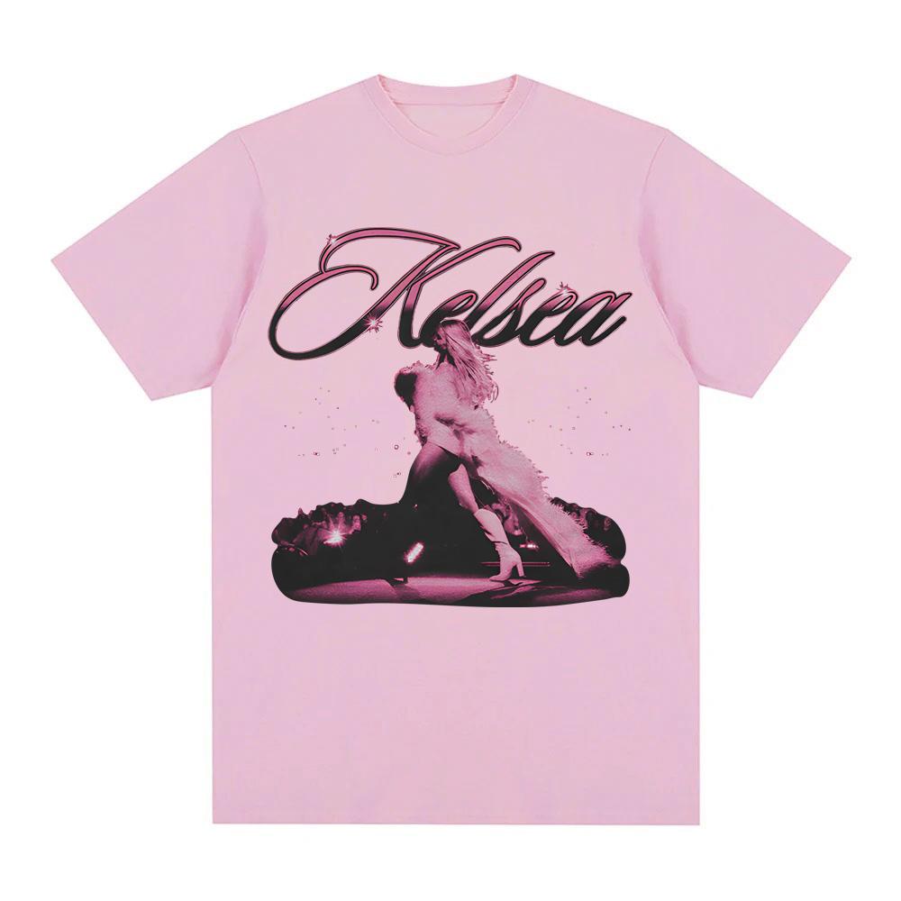 KELSEA VINTAGE PHOTO T-SHIRT Kelsea Ballerini High Quality Tee-shirt 100%cotton Round Neck Hip Hop Style Sleeve Women/men Tees