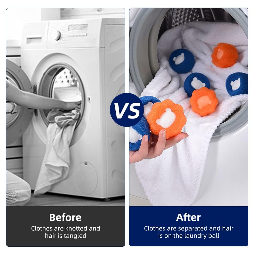 Bear Sponge Laundry Ball Lint Hair Remover Washing Machine Cleaning Ball Anti Tangle Cartoon Cleaner