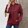 Womens Hoodies Casual Long Sleeve Drawstring Sweatshirt Pullover Tops Loose Oversized Clothes