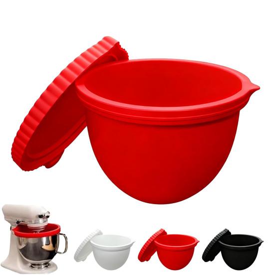 Yousheng Silicone Liners for Kitchenaid 5 Qt Mixers Heat-Resistant Bowl Insert Reusable Blender Replacement Bowl Versatile Baking Cooking Accessory