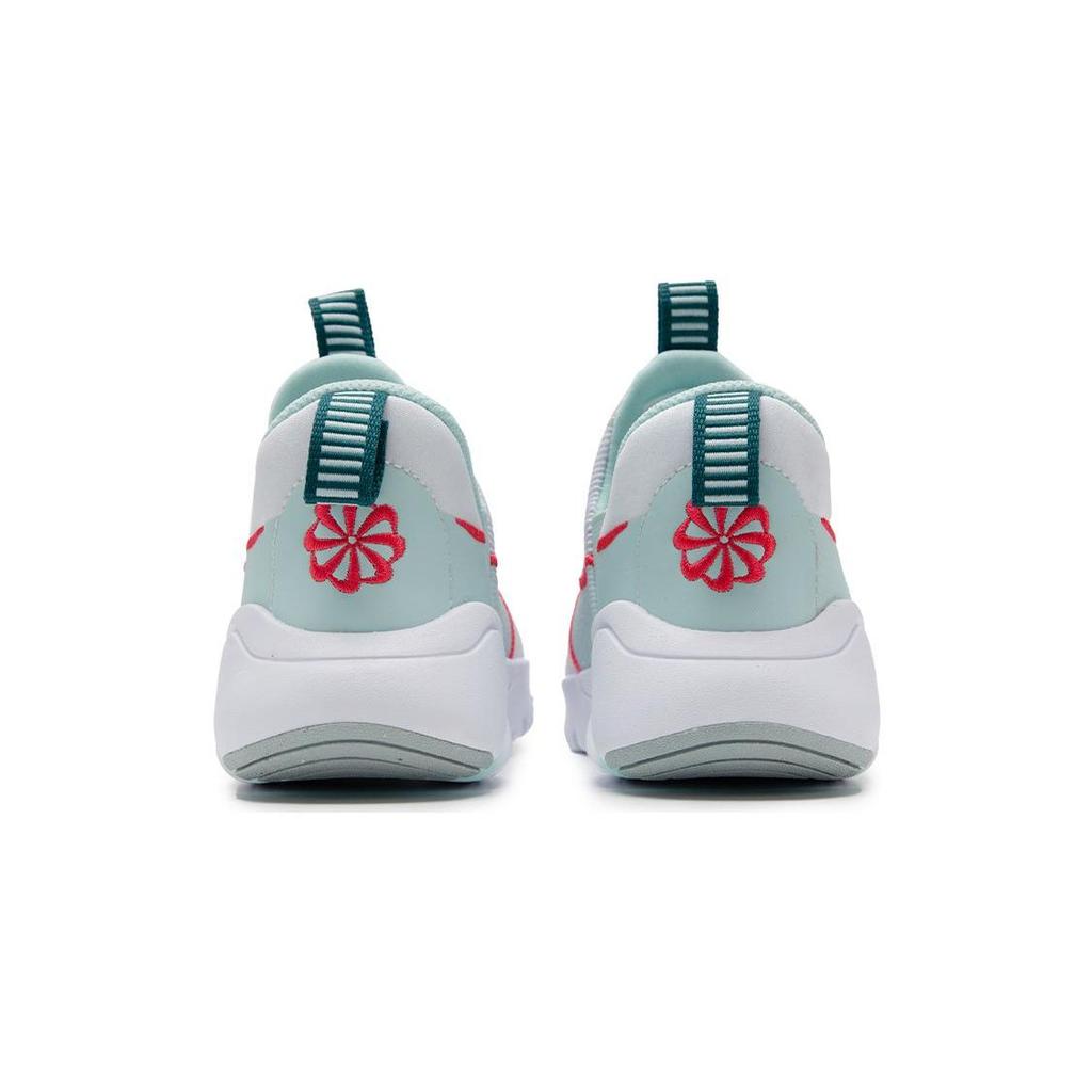 Nike Flex Plus 2 Нескользящие Износостойкие Низкие Детские Кроссовки для Бега Детские Кроссовки для Бега Белый Зеленый Красный DV9000-101