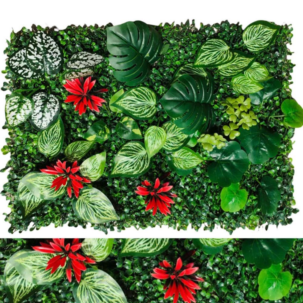 Цветок Искусственное Растение Стеновая Панель Сделай Сам Симуляция Лист Клена Дом Сад Забор