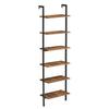 Ladder Shelf, 6-Tier Bookcase, Wall Shelf for Living Room, Office, Kitchen, Bedroom, 60 X 30 X 204.8 Cm, Industrial