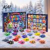 Educational Imaginative Play Axolotl Advent Calendar 2026, 3D Printed Jointed Flexible Toys, 24 Days Miniature Animal Figures Christmas Countdown with