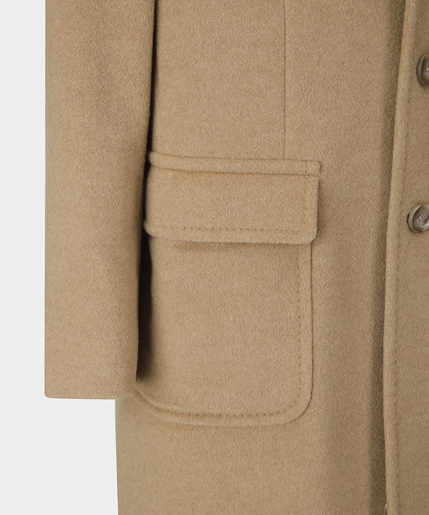 Brooks Brothers Classic Camel Coat (Camel) (Bbcsmf21985Ew)