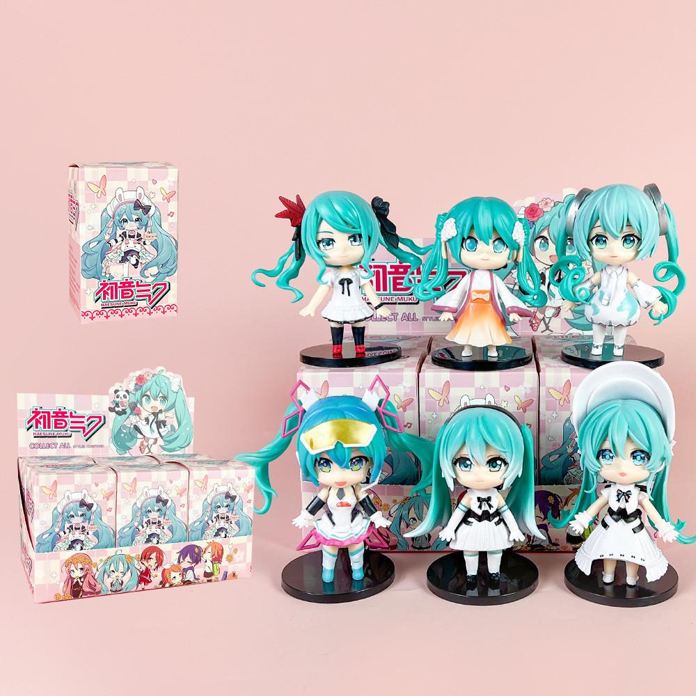 Hatsune Miku Chibi Pvc Figures Pack With Assembly For Collectors And Gift