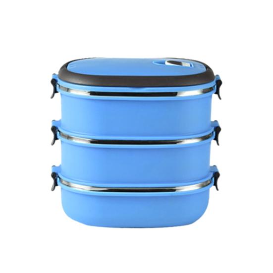 Изоляция из нержавеющей стали, термоконтейнер для ланча, портативный, легкоочищаемый контейнер для еды для пикника на открытом воздухе