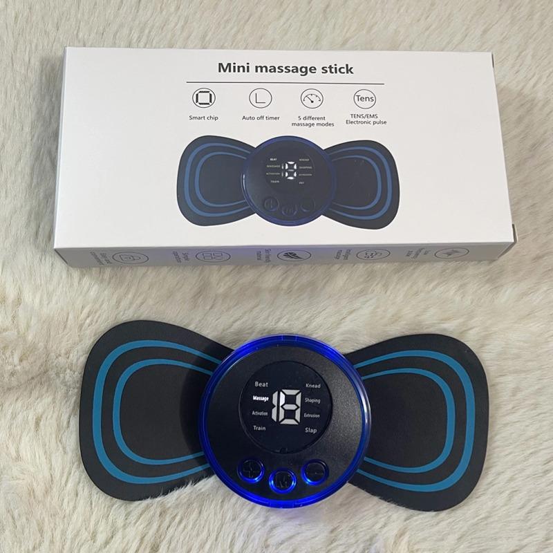 8 режимов, 19 передач, электрический импульсный массажер для шеи, мини-инструмент для облегчения боли в мышцах шейной спины, плеч, ног, массаж тела, стимулятор, терапия, расслабление