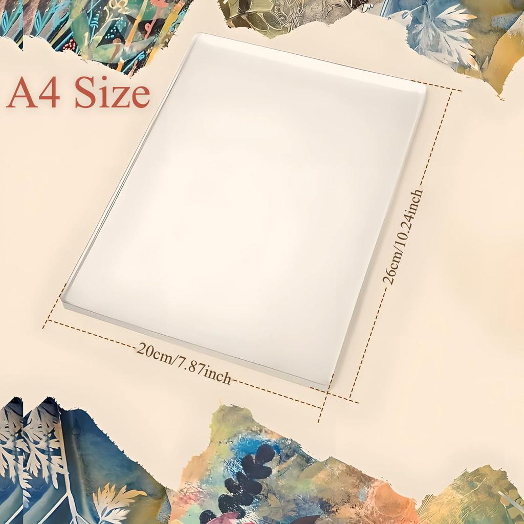 Многоразовая гелевая печатная пластина Gel Press для монотипии, печатные пластины, гелевая пластина для пресса, для искусства, для изготовления открыток, скрапбукинга, искусства