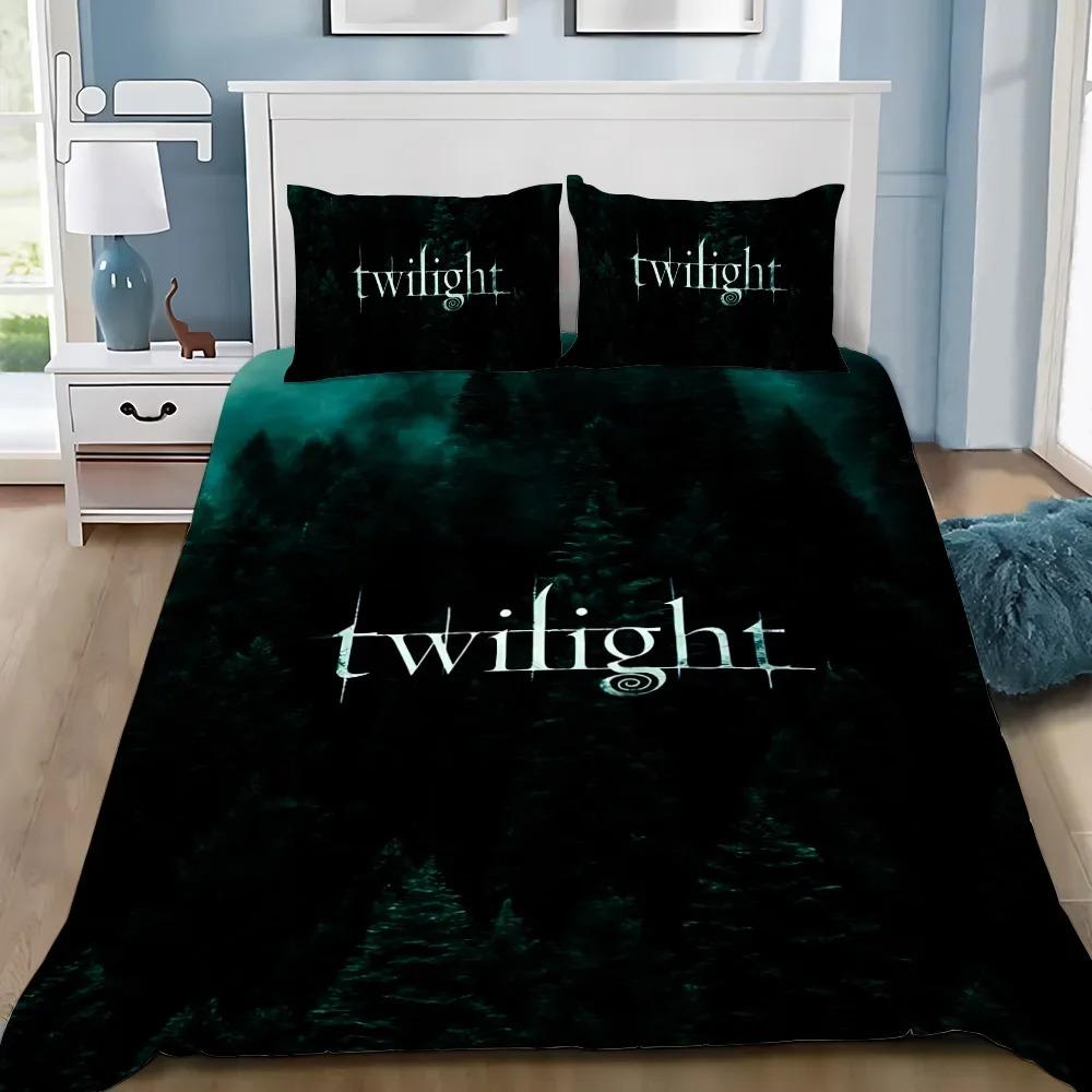 Exquisite The twilight Saga printed Bedding Set Duvet Cover Set 3pcs For Boys girls Adult Bedroom Decoration Single Twin Full