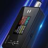 Voltage Ammeter Digital Tester for 5.5x2.5/2.1 Device 0.96inch TFT Color Display 4-30V 0-12A 5.5x2.5 Interface Tester