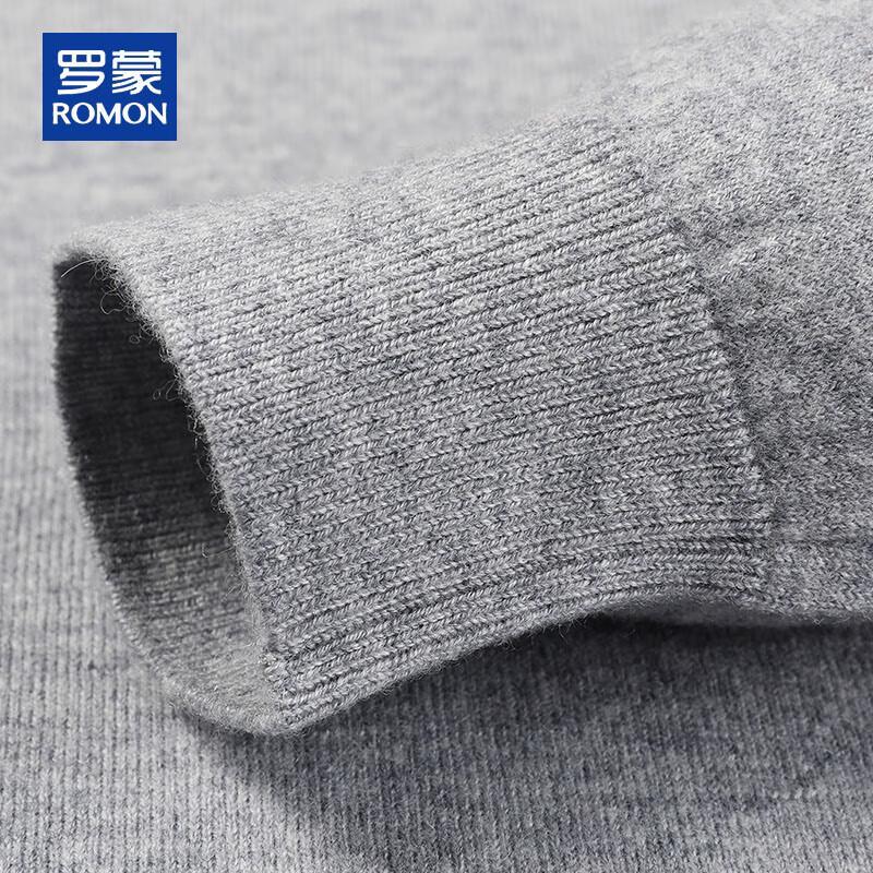 ROMON Мужской толстый пуловер с V-образным вырезом из 100% кашемира