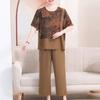 Летние комплекты оверсайз для женщин, комплект из 2 предметов, повседневные элегантные свободные брюки с высокой талией больших размеров, летняя одежда