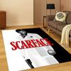 3D Ковер Scarface Классический Фильм Тони для Спальни Гостиной Дивана Игровой Комнаты Придверный Коврик Домашний Декор, Детская Игровая Зона Ковер Нескользящий