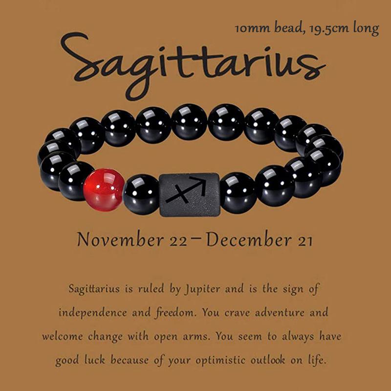 12 браслетов созвездий Homme, браслеты со знаками зодиака, креативный эластичный браслет из бисера для женщин и мужчин, ювелирные изделия для пар, подарки