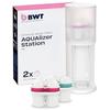 Filtre À Eau - BWT - AQUAlizer Station - Pack De 2 Cartouches - Carafe En Verre - 2,4 Litres