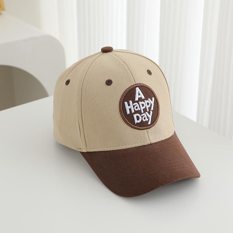 Модная детская бейсболка Color Block 2026 - Стильная шляпа для защиты от солнца для мальчиков и девочек