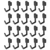 20Pcs Peg Board Hook J Shape Plastic Sturdy Organizer Display Storage Workshop Shelving Hook Garage Shelf Hanger