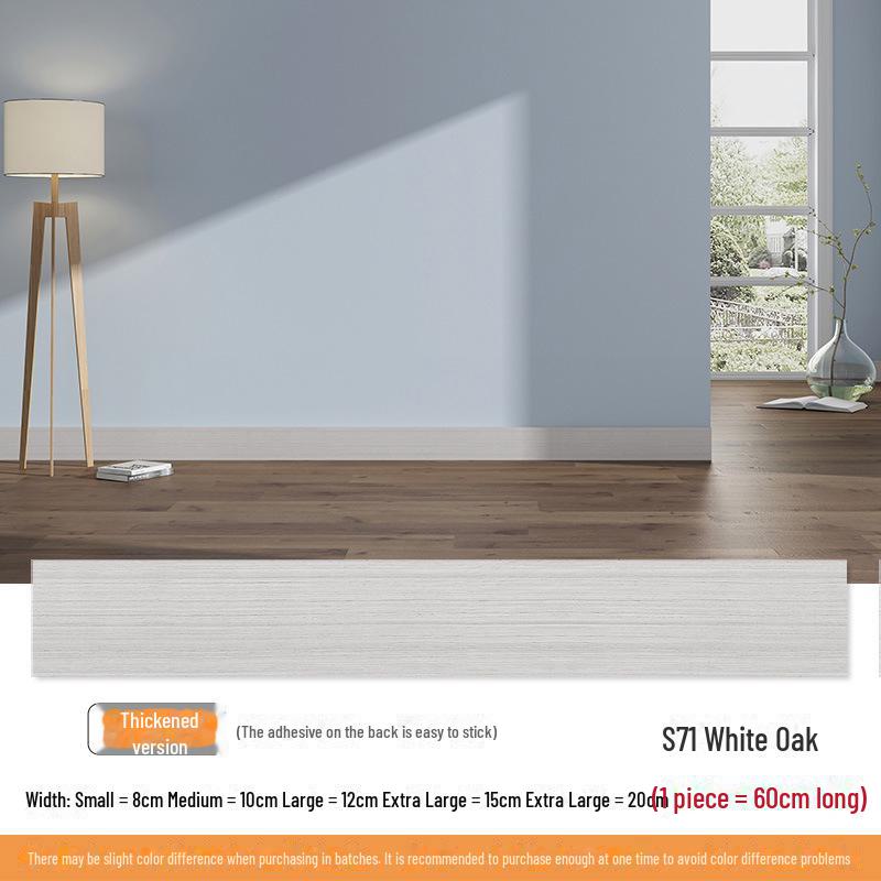 Самоклеящиеся плинтусы с текстурой дерева и водонепроницаемые настенные наклейки для углов и подоконников