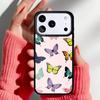 Cute Butterfly Phone Case for iPhone 17 16 15 14 13 Pro Max Back Cover for 12 11 Pro Coque