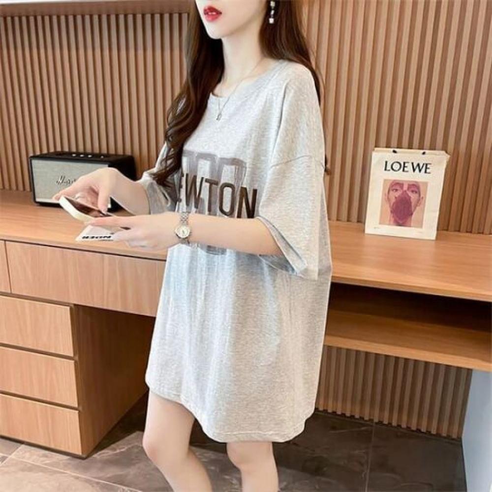 Navava Women LeTTering Loose FiT T shirT nT2526