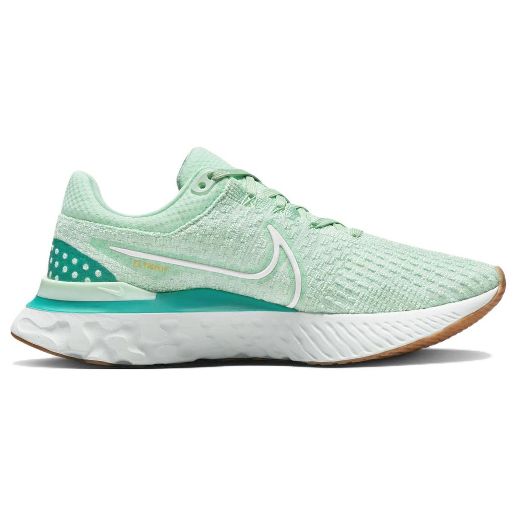 Nike React Infinity Run Flyknit 3 Mint Foam Женские кроссовки Зеленая эмаль-зеленый Нептун-зеленый DD3024-301
