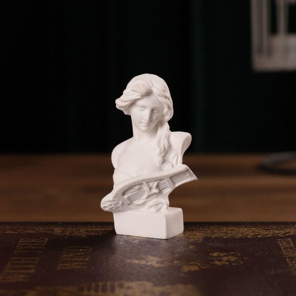 Sketch Art Greek Mythology Statues Resin Craft Female Art Statue Nordic Greek Figure Living Room